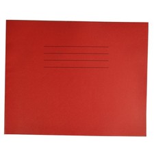PACK OF 10  RED EXERCISE BOOKS