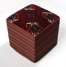 Oriental stool pouffe pouffe