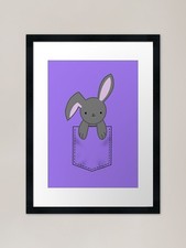 Bunny rabbit in a pocket