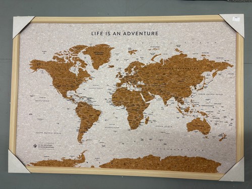 Large world travel - world, pin