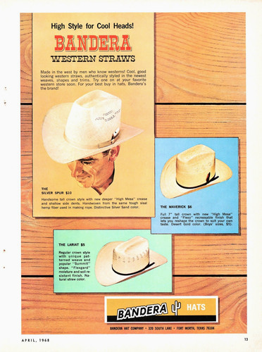 Bandera western straw - western,