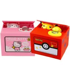 Pikachu Savings Money Box Piggy Electronic Bank Coin Moving Pokemon Gift Xmas