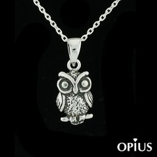 Solid 925 Sterling Silver Owl