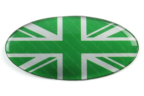 Oval union jack green - jack,