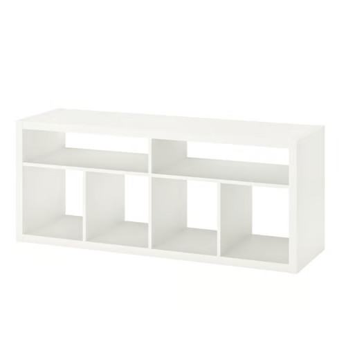 New ikea kallax bench media - tv,