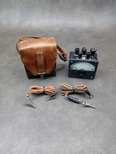 Vintage GPO Telephones Test Meter Detector Model 55 with Original Leather Case 