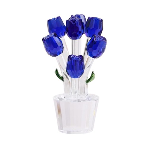 Glass roses figurine - roses,