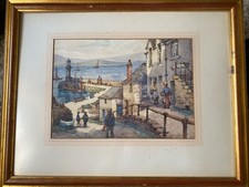 Antique Watercolour Newlyn