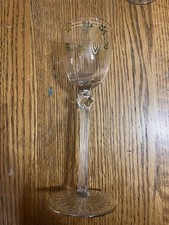 Art Deco Era Wine Glass With