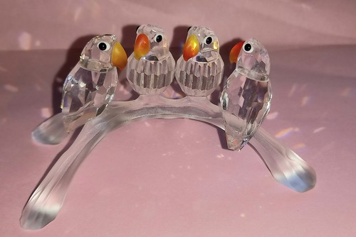 Swarovski baby lovebirds - swarovski,