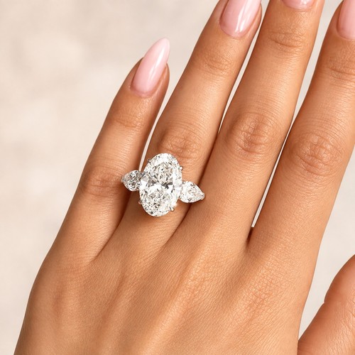 8ct oval lab - oval, diamond