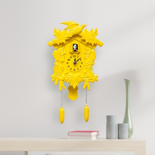 Walplus yellow antique cuckoo - yellow,