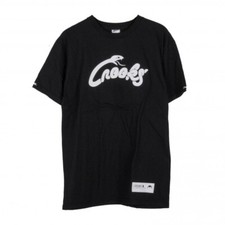 CROOKS and CASTLES Rascal Crew Knit T-SHIRTS - WHITE, BLACK or BLUE Crooks Snake