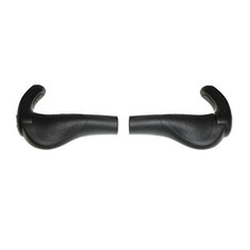 Ergon GP3 Full Black Bike Handlebar Grips MTB Hybrid 3-Finger Bar Ends L or S
