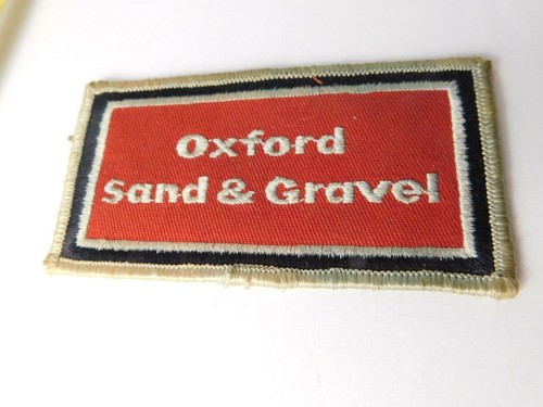 Oxford sand gravel hat patch - oxford, &