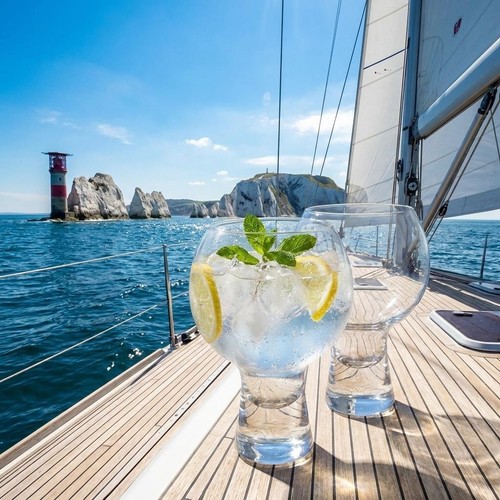 Short stem gin glasses - glasses,