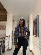 Akwete Mosaic Jacket with