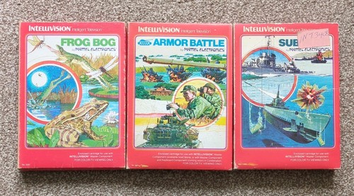 Intellivision games bundle - intellivision,