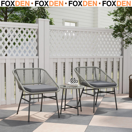 Rattan bistro set - set, small