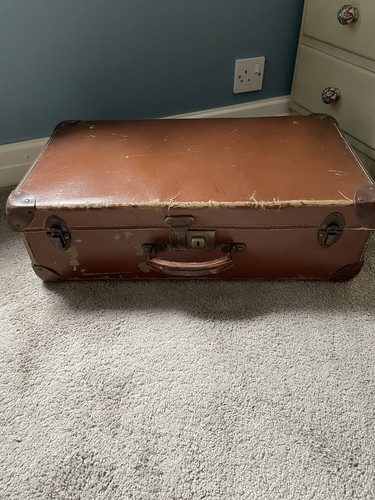 Vintage suitcase with - suitcase,