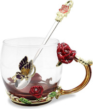 Qinhai Enamel Butterfly Flower