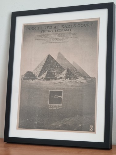 Pink floyd original framed - pink,