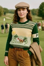 Vintage 70s Novelty Equestrian