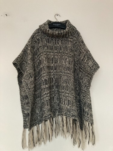 Vintage chunky knit poncho - vintage,