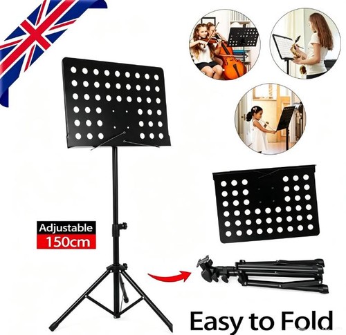 Heavy duty music stand folding - heavy,