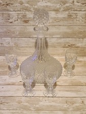 Vintage Cut Glass Ships