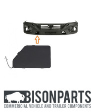 Black front bumper blank - bumper,