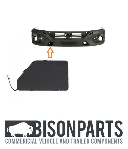 Black front bumper blank - front,