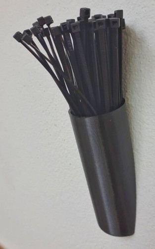 Cable tie holder zip - tie,