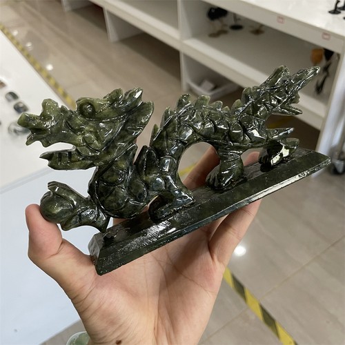 9lb natural xiuyan jade - 0.9lb, 6.6"