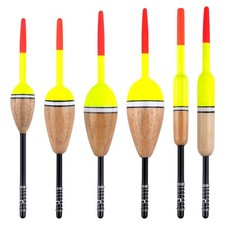 6Pcs Fishing Bobbers Buoyant