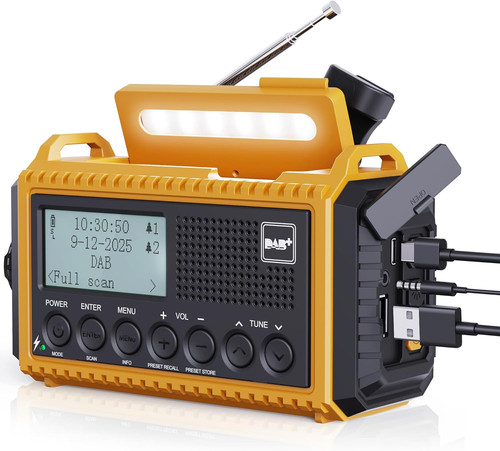 Wind solar radio - solar, dab/fm