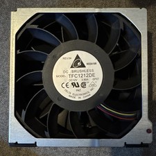 Delta TFC1212DE Fan 252CFM 120mm DC 12V PWM Server Case Cooling Fan