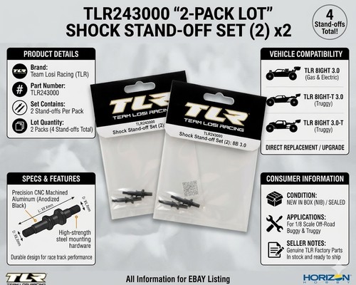 Losi tlr243000 shock standoff - losi,