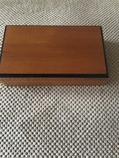 Burl wood veneer Jewellery Trinket Bo