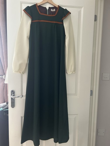 Vintage 1970s green maxi dress - vintage,