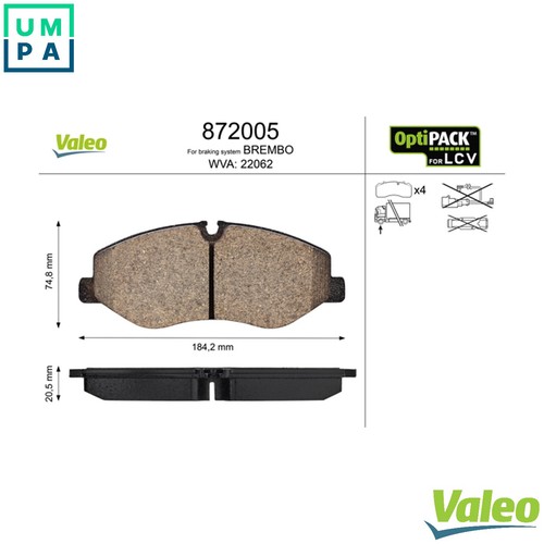 Brake pad set disc - brake,