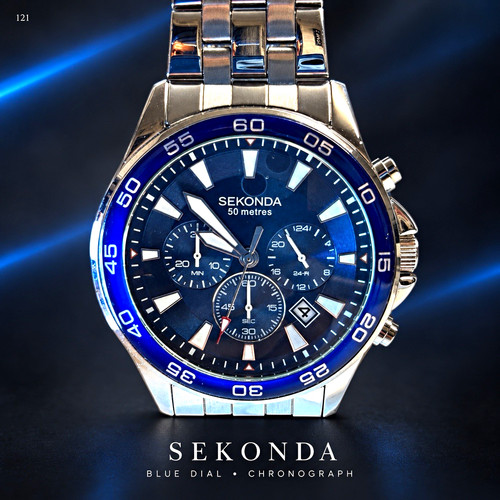 Sekonda 1058 blue dial - 1058,