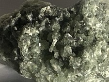 NATURAL CLUSTER of LIGHT and DARK PREHNITE CRYSTALS 