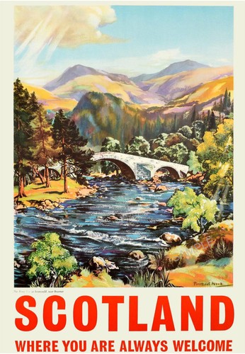 Scottish vintage railway - scottish,