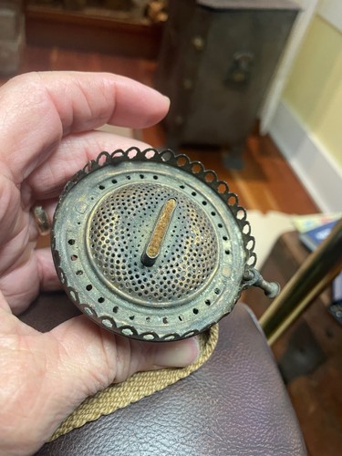 Antique brass lip chimney no - antique,