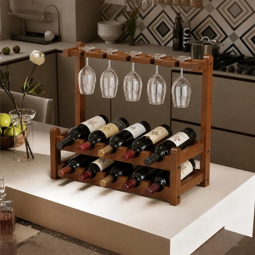 Wine rack bottles - bottles, 2-tier