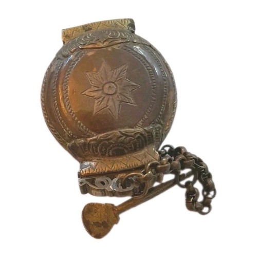 Chinese tibetan copper snuff - tibetan,