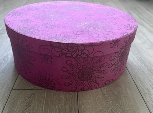Vintage round magenta - pink, hat
