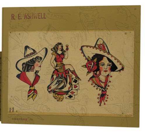 Ralph ashwell tattoo flash - ashwell,
