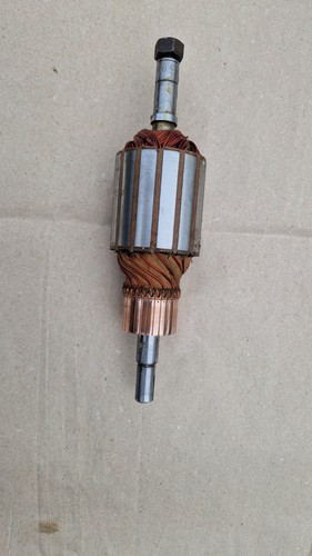 Dynamo armature with - mg,